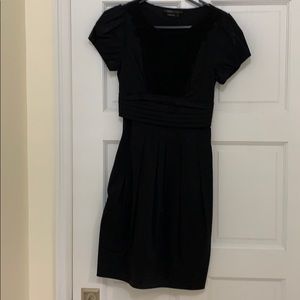 Women’s black poplin dress